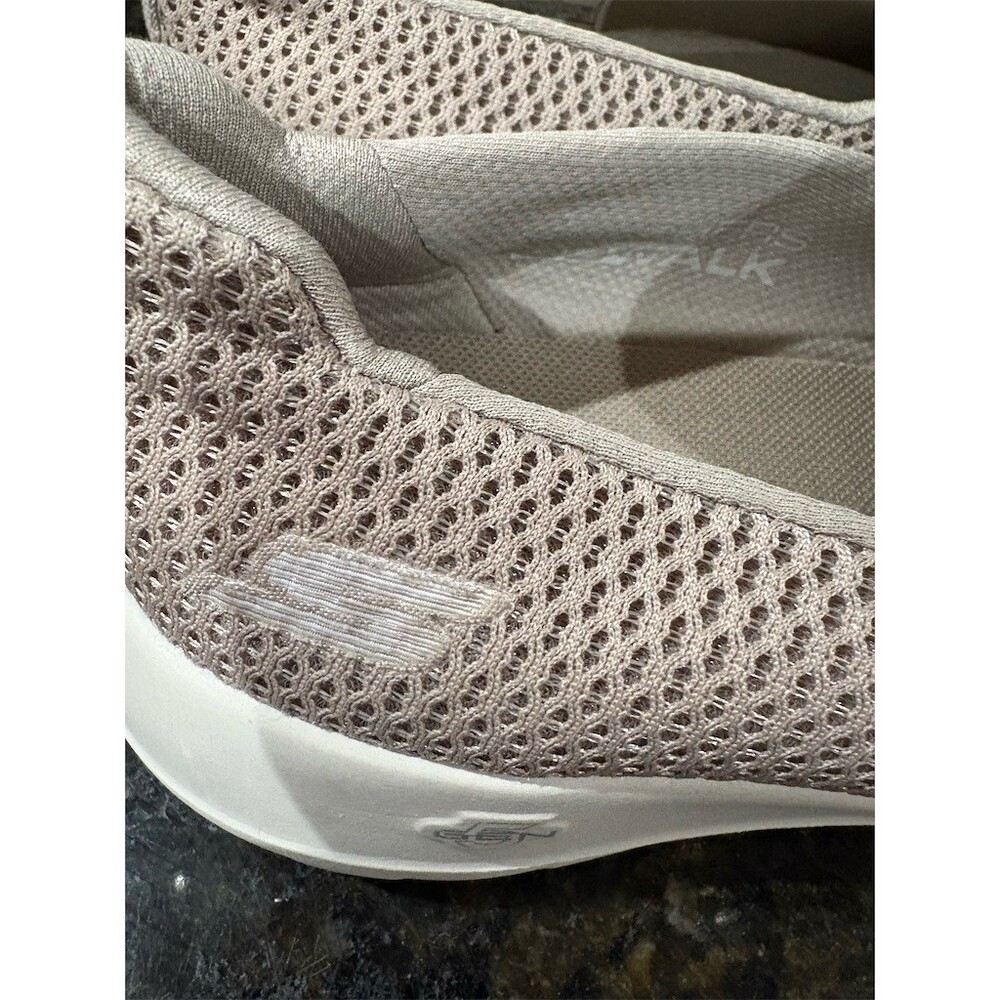 Skechers GO WALK Joy Women's Slip-On Walking Shoes Beige Size 7.5 - Picture 5 of 8